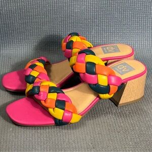 Dolce‎ Vita Women’s Women’s Sully Colorful Braided Sandals Size 8